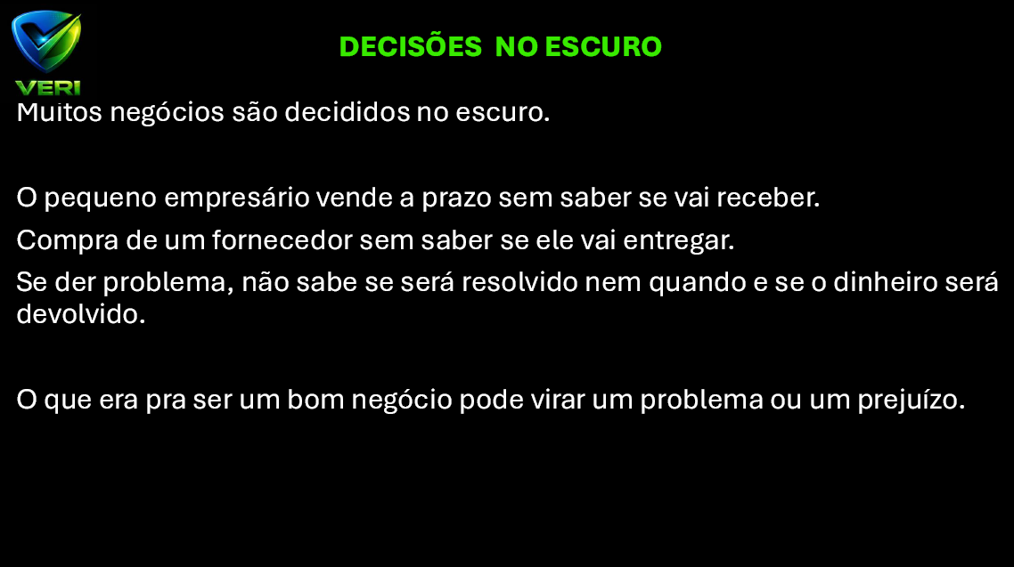 Decisões no Escuro